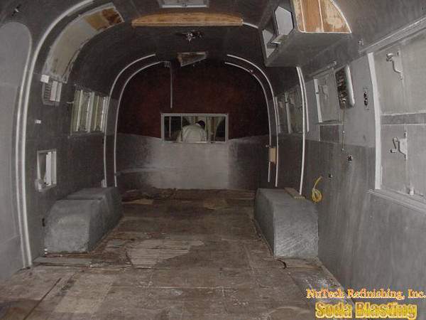 Aluminum Airstream Post Interior