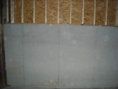 Wall after blasting